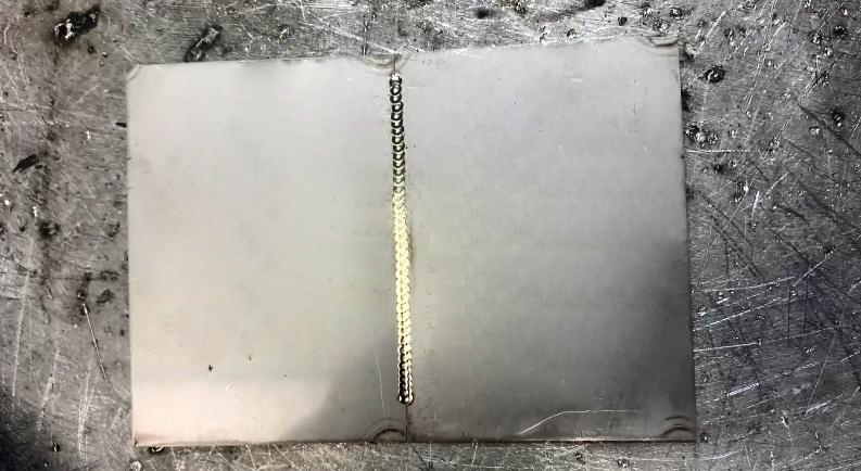冷焊机薄板焊接实例